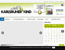 Tablet Screenshot of karlsruher-kind.de